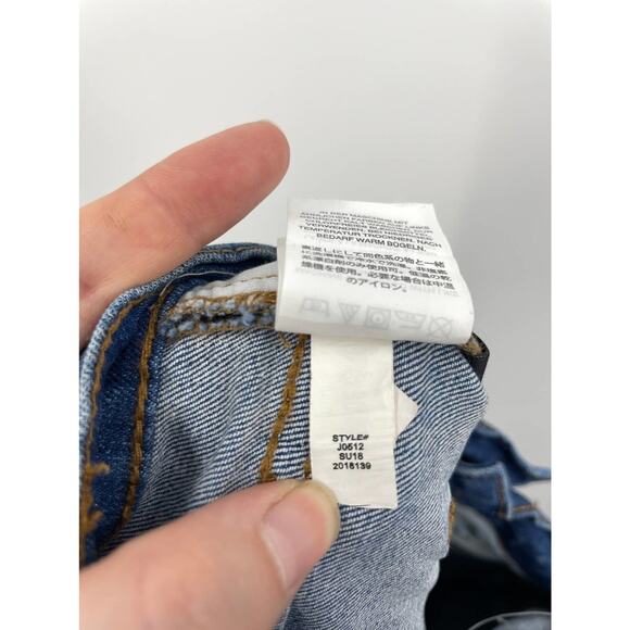 Madewell Jeans Womens Size 25 Cali Demi Boot Button Fly Bronson Wash Distressed - Picture 9 of 9